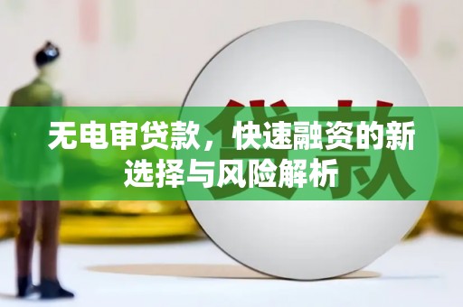 梅里斯无电审贷款，快速融资的新选择与风险解析
