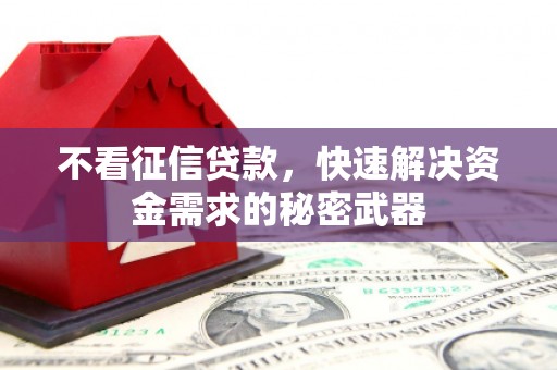 梅里斯不看征信贷款，快速解决资金需求的秘密武器