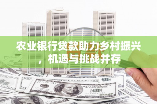 梅里斯农业银行贷款助力乡村振兴，机遇与挑战并存