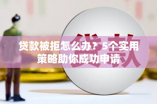 梅里斯贷款被拒怎么办？5个实用策略助你成功申请