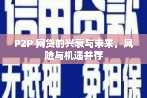 梅里斯P2P 网贷的兴衰与未来，风险与机遇并存